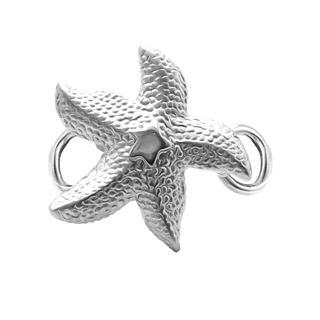 Starfish Bracelet Top in Sterling Silver (26 x 23mm)