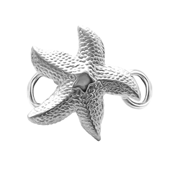 Starfish Bracelet Top in Sterling Silver (26 x 23mm)