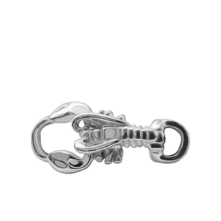 Small Lobster Bracelet Top in Sterling Silver (27 x 12 mm)