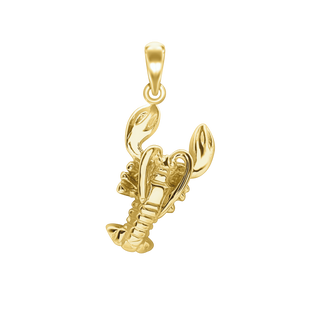 Small Lobster Charm in Sterling Silver (32 x 12mm)