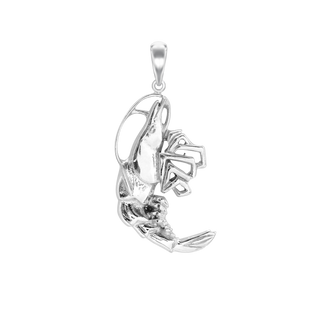 Crawfish Charm in Sterling Silver (37 x 18mm)