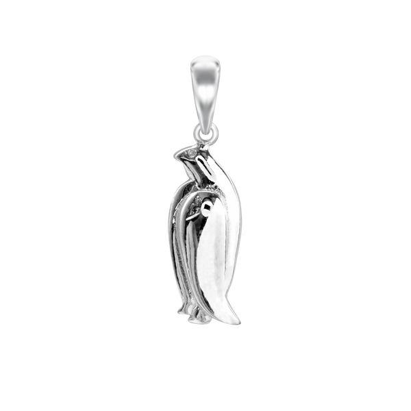 Penguin Charm in Sterling Silver (43 x 7mm)