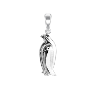 Penguin Charm in Sterling Silver (43 x 7mm)