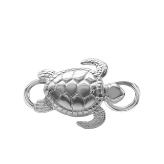 Turtle Bracelet Top in Sterling Silver (30 x 18 mm)