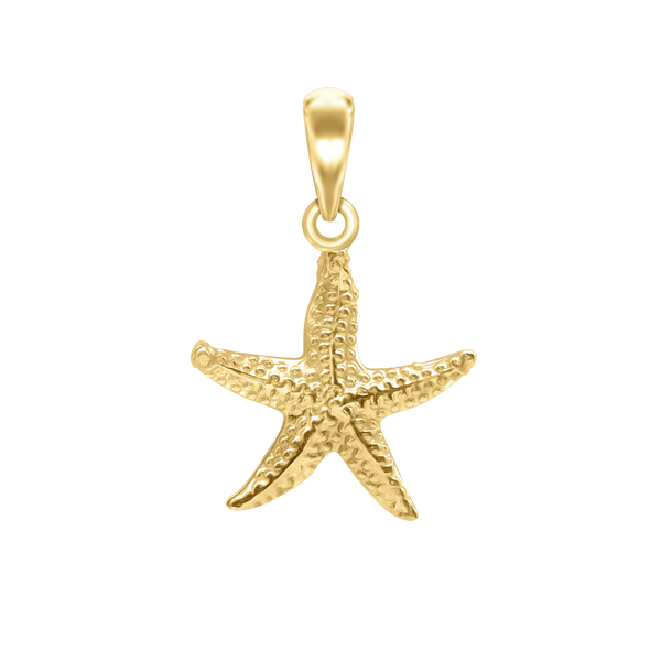 Textured Starfish Charm (22 x 15mm)