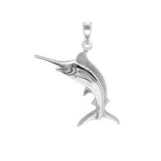 Swordfish Charm in Sterling Silver (39 x 25mm)