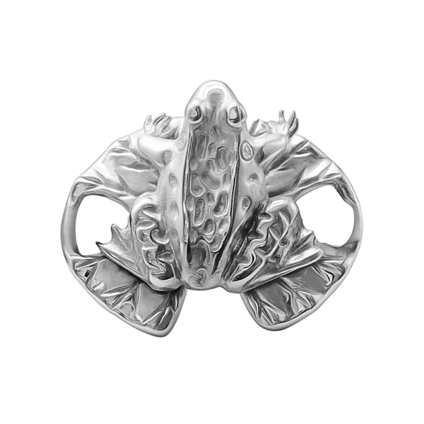 Frog Bracelet Top in Sterling Silver (29 x 22 mm)
