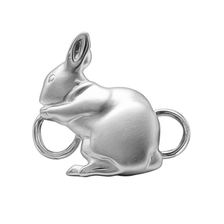 Rabbit Bracelet Top in Sterling Silver (27 x 25mm)