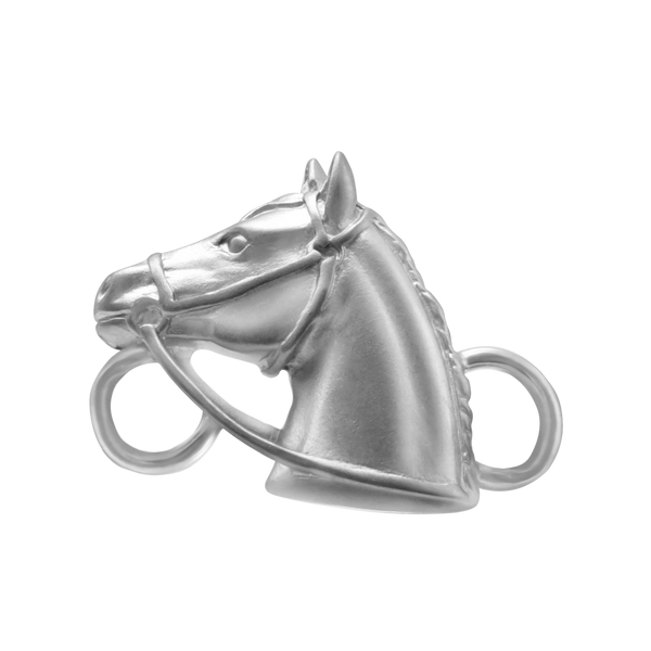 Horse Head Bracelet Top in Sterling Silver (28 x 22mm)