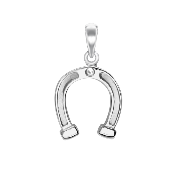 Horse Shoe Charm in Sterling Silver (28 x 17mm)