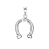 Horse Shoe Charm in Sterling Silver (28 x 17mm)