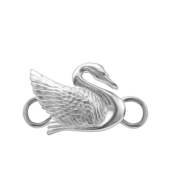 Swan Bracelet Top in Sterling Silver (30 x 18mm)