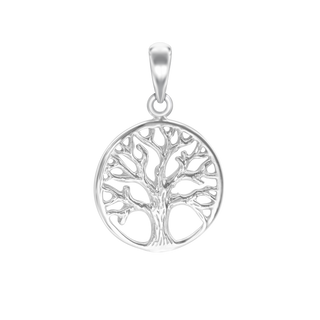 Small Tree of Life Charm in Sterling Silver (28 x 20mm)