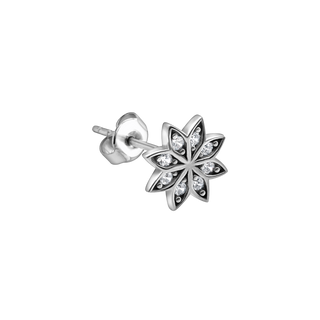 Small Flower Charm Earring