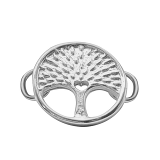 Tree of Life Bracelet Top in Sterling Silver (30 x 25mm)