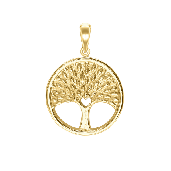 Tree of Life Charm in Sterling Silver (34 x 24mm)