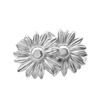 Daisies Bracelet Top in Sterling Silver (28 x 19mm)