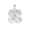 Large Flower Charm in Sterling Silver (26 x 19mm)