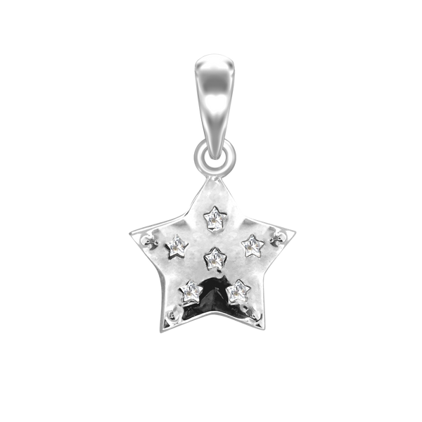 Small Solid Star Charm (18 x 11mm)