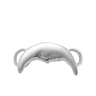 Moon with a Face Bracelet Top in Sterling Silver (29 x 19mm)