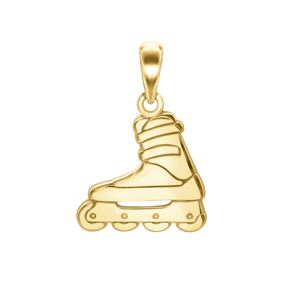 Rollerblade Charm in Sterling Silver (20 x 14mm)