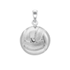 Volleyball Charm in Sterling Silver (29 x 19mm)