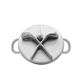 Golf Clubs Bracelet Top in Sterling Silver (30 x 22mm)