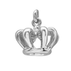 Crown Charm in Sterling Silver (10 x 10mm)