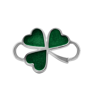 Shamrock Bracelet Top in Sterling Silver (28 x 20mm)