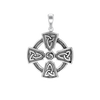 Celtic Cross Charm in Sterling Silver (35 x 25 mm)