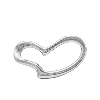 Open Heart Bracelet Top in Sterling Silver (31 x 20mm)