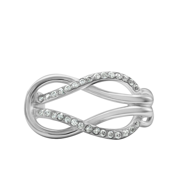 Square Knot Bracelet Top in Sterling Silver (28 x 14mm)