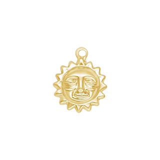 Sun Charm in Gold-Filled