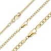 Finished Medium Round Cable Bracelet in 18K Yellow Gold (1.35 mm - 3.25 mm)