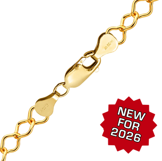 Finished Clover Bracelet in 14K Gold-Filled (4.50 mm - 4.90 mm)