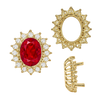 Oval Cluster Tops (12-16 Side Stones | 6.00 x 4.00 mm - 10.00 x 8.00 mm)