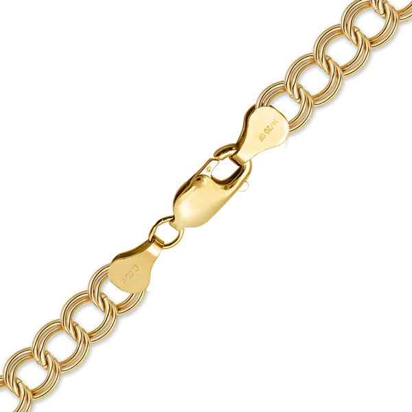 Finished Charm Bracelet in 14K Gold-Filled (4.80 mm)