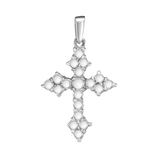 14K Gold Trinity Cross Mounting (28 x 18 mm)