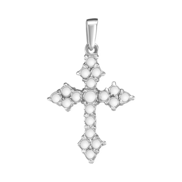 14K Gold Trinity Cross Mounting (28 x 18 mm)