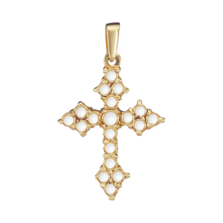 14K Gold Trinity Cross Mounting (28 x 18 mm)