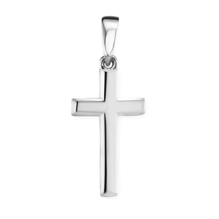 Sterling Silver Classic Cross Pendant (26 x 11 mm)