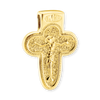 Sterling Silver Byzantine Cross Pendant (25 x 18 mm)