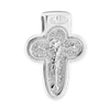 Sterling Silver Byzantine Cross Pendant (25 x 18 mm)
