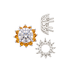 Round Cluster Tops (8-12 Side Stones | 4.00 mm - 7.00 mm)
