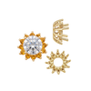 Round Cluster Tops (8-12 Side Stones | 4.00 mm - 7.00 mm)