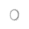 Oval Gallery Wire Bezel in Sterling Silver (7.00 x 5.00 mm - 18.00 x 13.00 mm)