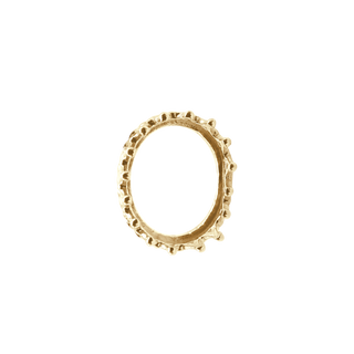 Oval Gallery Wire Bezel in 14K Gold (7.00 x 5.00 mm - 18.00 x 13.00 mm)