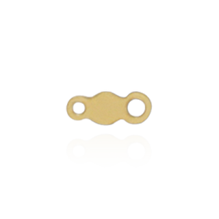 Chain Tag With Closed Rings (2.9 x 7.75 mm)