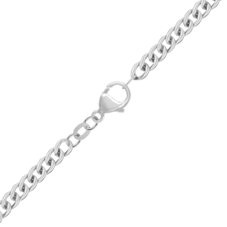 Finished Curb Chain in Platinum (1.00 mm - 2.70 mm)