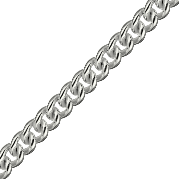 Special Order: Curb Chain in Platinum (6 mm)